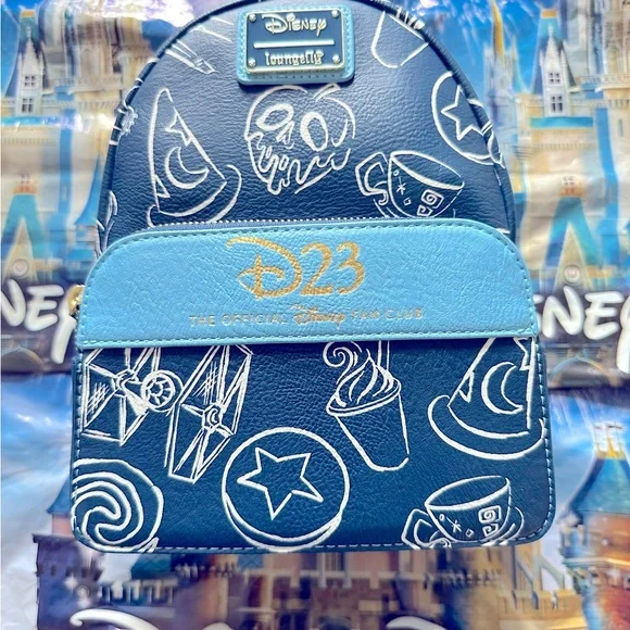 Disney | Bags | 223 Disney D23 Expo Gold Member Loungefly 